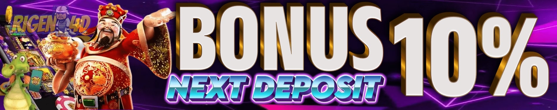 Bonus Next Deposit 10%